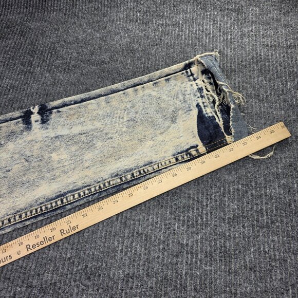 Golden State Warriors Jeans Mens W36 L34 NBA Basketball Heritage UNK Distressed - Picture 16 of 16